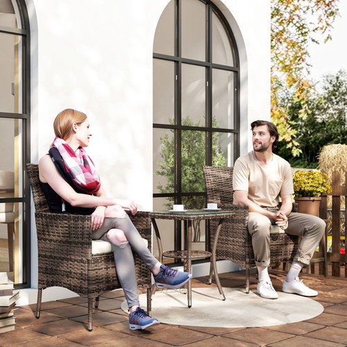 3pc rattan furniture bistro - rattan,