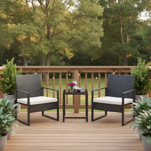 Rattan garden furniture - garden,