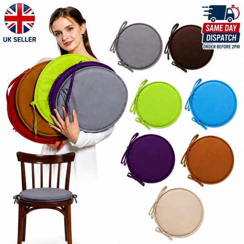 Round garden chair pads - round,