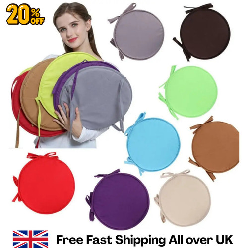 Round garden chair - round, pads