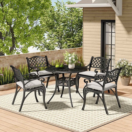 Retro garden bistro - garden, cast