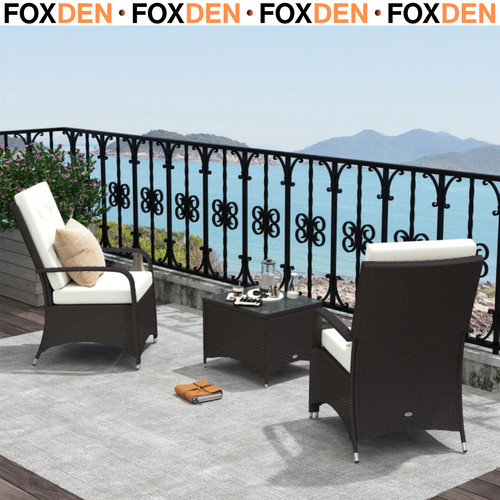 Piece rattan bistro set - bistro,