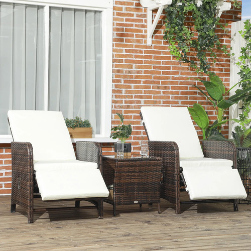 3pieces rattan bistro - 3pieces,