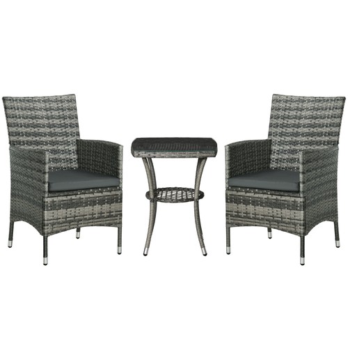 Outsunny rattan bistro - bistro, set